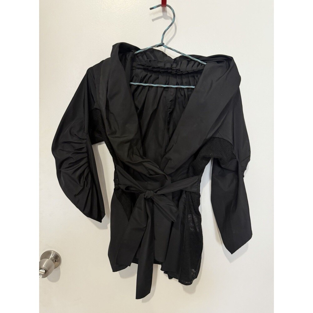 dolce and gabbana knit black wrap shirt Jacket 38